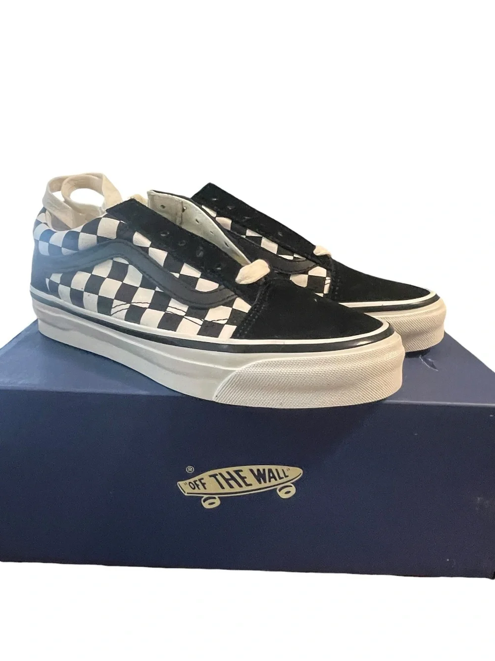 NWT Van's Black & White Lx Old Skool Lace Up Sneakers Skater Punk Alternative 7